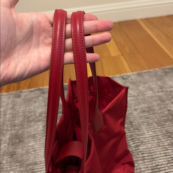 Red Quince Nylon Tote Laptop or Diaper Bag - Picture 7 of 7